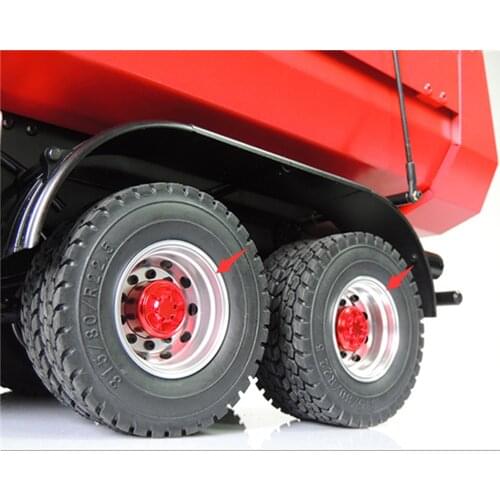 A pair metal rear wheel hub for tamiya 1/14 scale scania R470 R730 R620 56323 BEENZ 1851 3363 MAN TGX KING VOLVO tractor trailer