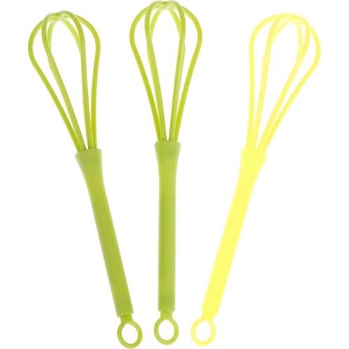 Mini Plastic Hand Whisk Multifunctional home kitchen creative child cream sender Salad egg beater Kitchen hand tools