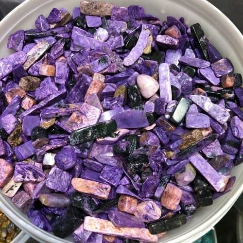 1kg Genuine Undyed Charoite Natural Stone For Jewelry Making From Russia