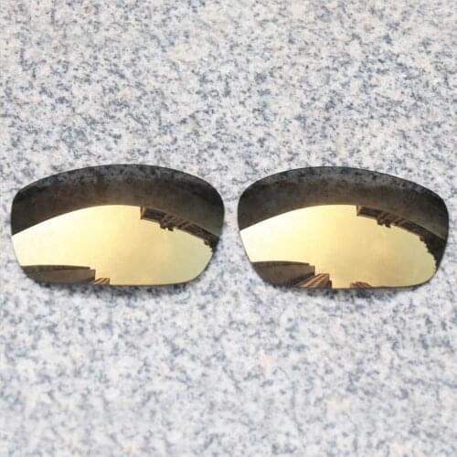 Wholesale E.O.S Polarized Enhanced Replacement Lenses for Oakley Jawbone Sunglasses - Bronze Gold Polarized Mirror