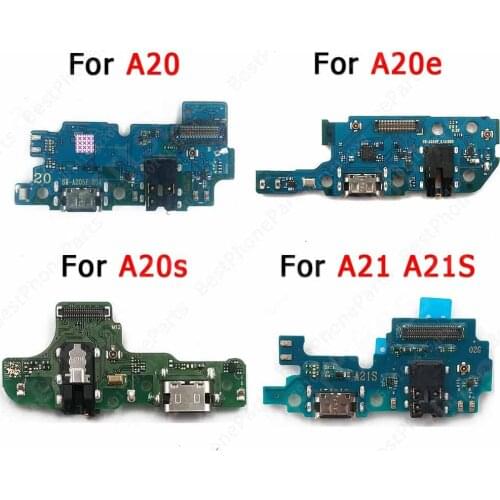 Original Charging Port For Samsung Galaxy A21S A20E A21 A20 A20S Charge Board Plate Pcb Usb Connector Replacement Spare Parts
