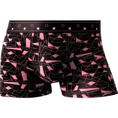 Sexy Mens Boxers Print Modal Mans Panties Gay Underwear Sexi Breathable Pouch Underpants Male Boxershorts Ropa Interior Hombre