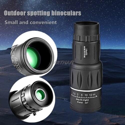 Portable 16×52 Single Binoculars High-quality High-magnification List Binoculars Professional Outdoor Travel Single Binoculars
