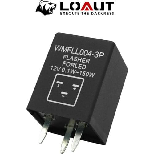 Adjustable Frequency Flasher Universal Waterproof Turn Signal Indicator 3Z 3 PIN 12V 0.1W-150W Waterproof Switch