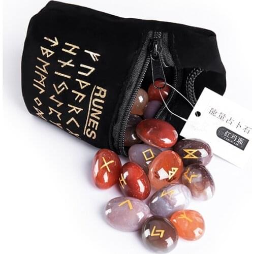 Rune Stones Runes For Fortunetelling Rose Quartz Runes Divination Stones Natural Stones Natural Meditation Crystal Reiki Healing