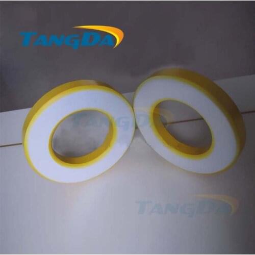 Tangda Iron powder cores T225-26 OD*ID*HT 57.5*35*14.5 mm 98nH/N2 75ue Iron dust core Ferrite Toroid Core toroidal yellow white