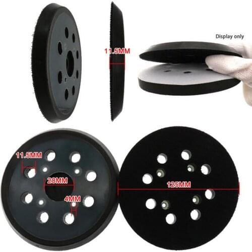 Hook And Loop Sander Pad Self-adhesive Sanding Polishing Disc 5 Inch 8 Hole 125MM