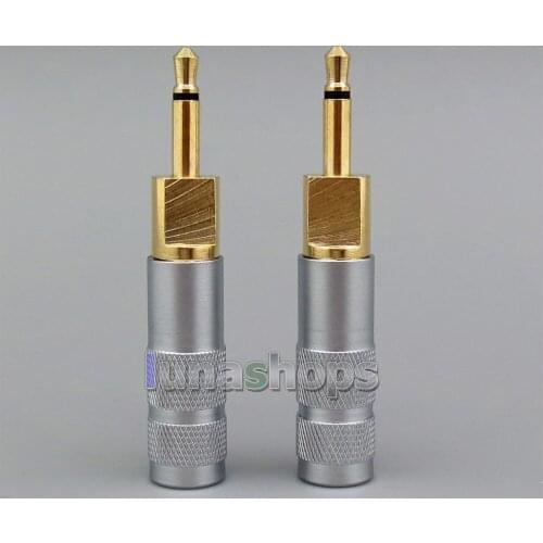 LN004481 Earphone Pins For Sennheiser HD700 Headphone Cable DIY Connectors Knurling Shell Adapter
