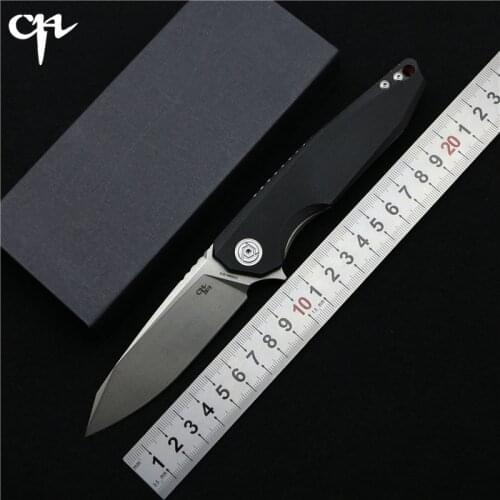 Good quality CH3004 Flipper folding knife D2 Blade ball bearings G10 handle outdoor camping hunting fruit pocket knives EDC tool