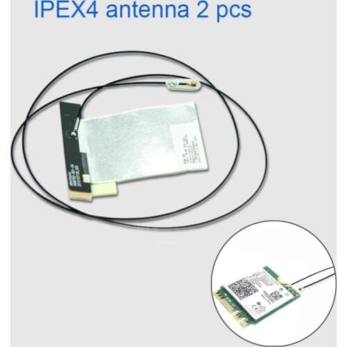 IPX4 generation notebook M.2 wifi card 9260ac AX200 EM7455 BCM94360CS antenna 4G module with built-in flexible FPC antenna