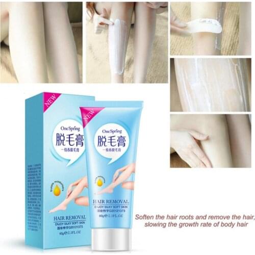 Women Hair Removal Cream 60g Painless Effective Hair Remover For Armpit Legs Arms Body Care Depilatory Cream Clean Extra Hair