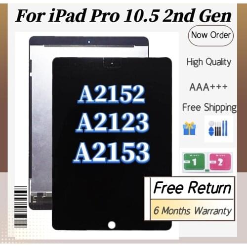 100% Tested New LCD For iPad Air 3 2019 A2152 A2123 A2153 A2154 Touch Screen Assembly LCD Display For iPad Pro 10.5 2nd Gen