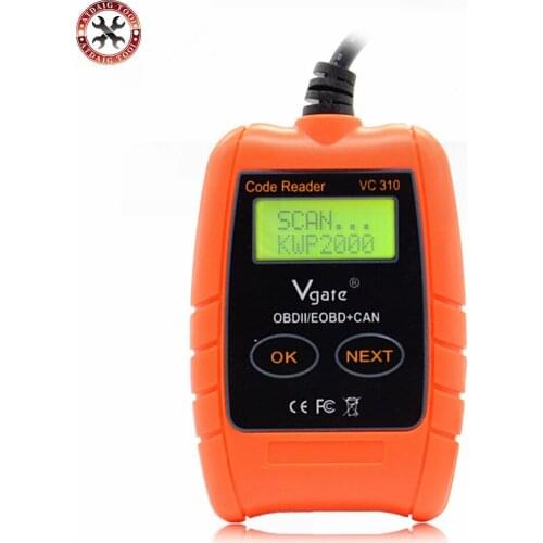 2018 Newest Vgate VC310 Compact Universal ODB2 Auto Scanner Code Reader Car Diagnostic Tool Best Price Free Shipping