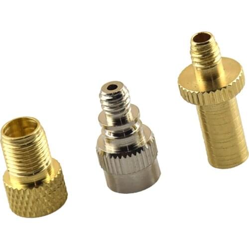 3 Pieces Bike Valve Adapter Converter Replacement for Outdoors Car