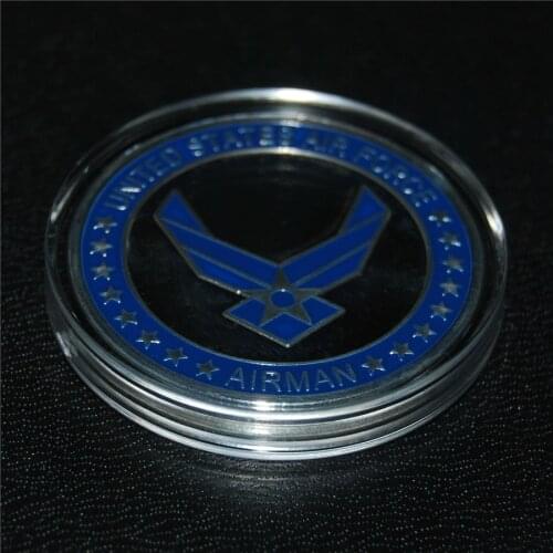 Free Shipping 50pcs/lot,U.S. Air Force / Airman - USAF Challenge Coin