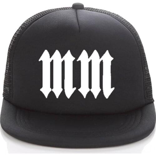 Marilyn Manson Baseball Hat Breathable Net Sun Caps Summer Adult Rock And Roll Music Boys Trucker hat Adult MM Fans Cap