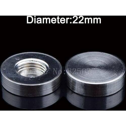 DHL 200PCS Diameter 22mm brushed copper standoff screw cover decorative screws caps acrylic board advertising nails JF1373