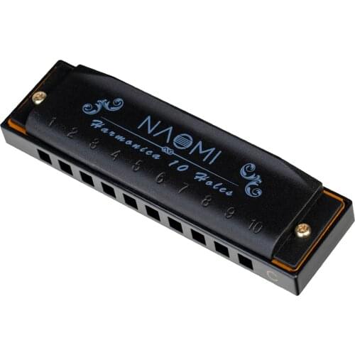10 Holes Diatonic Blues Harmonica 3 Tone, Durable and Sturdy