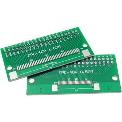 FPC 40p adapter board FFC to 2.54 inline TFT 1mm 0.5mm pitch connector