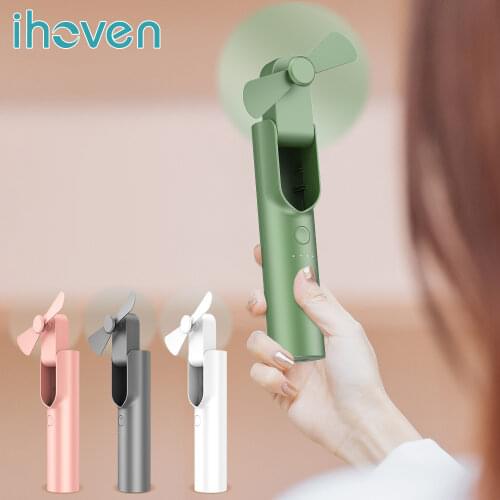 IHoven Mini Fan Portable Fan USB Rechargeable Fans with Power Bank 4800mAh Handheld Desktop Fan Air Cooler Outdoor Travel Home