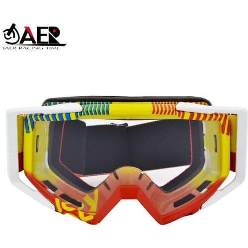 JAER Motocross Helmet Goggles Off Road Pit Dirt Bike ATV Motorcycle Moto Adult helmet Glasses Gafas Cycling Riding Goggle