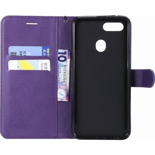 Card Slot Flip Leather Cases For Frame OPPO A73 A75 A75S F5 F7 F9 R17 Coque Mobile Phone Bags Stand Covers Luxury Capa DP06Z