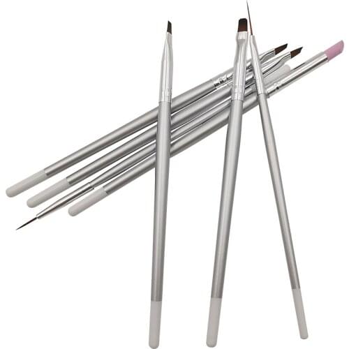 Quartz Pen Nail Gel Sanding Cuticle Remover Trimmer Buffer Pedicure Makeup Nail Care Pen Manicure Tools7Pcs