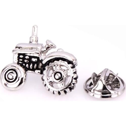 New tractor Brooch high quality mens suit Brooch Lapel Badge Pin mens Wedding Shirt Lapel Brand Jewelry Pin