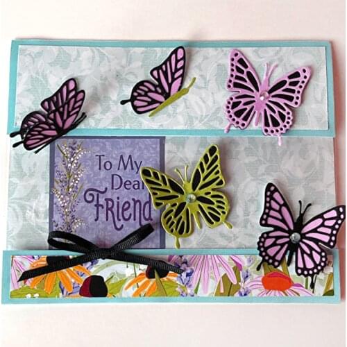 Panalisacraft vintage butterfly Metal Cutting Dies for DIY Scrapbooking/Card Making/Kids Fun Decoration Supplies