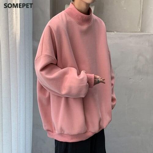Somepet Men's Sweatshirts With Collar