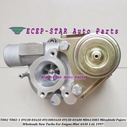 Turbo TD02 TD02-1 49130-01610 4913001610 49130-01600 MD613083 MR312649 For Mitsubishi Pajero Mini 4A30 1.6L 1997- Turbocharger
