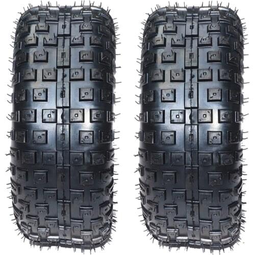 2pcs/lot 6 Inch 145/70-6 four wheeler vacuum tires are suitable for front or rear wheels of small ATV lawn carts and golf carts