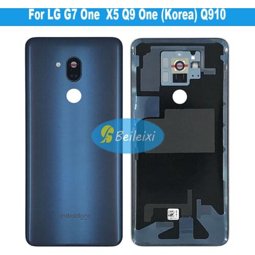 For LG G7 One LMQ910UM G7 One Battery Back Cover Rear Door Glass Panel Housing Case Durable Back Cover Replacement