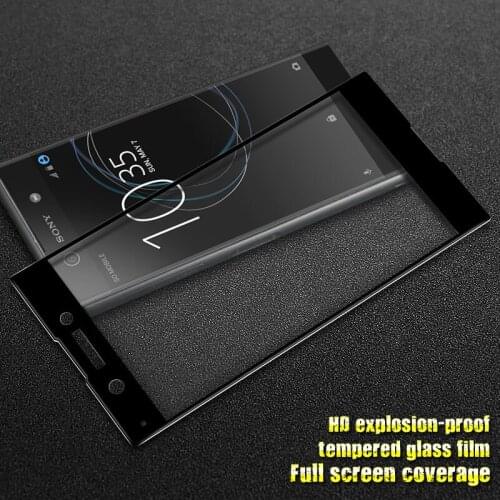 10pcs/lot 3D Tempered Glass For Sony Xperia XA1 Ultra Full Cover 9H Protective film Screen Protector For Sony XA1 Ultra