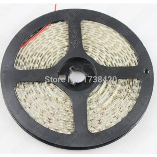 100M/lot 5m/roll 120 leds/m 600 led ribbon IP65 Waterproof SMD 3528 Flexible LED Strip Light 12V Cold White Warm White
