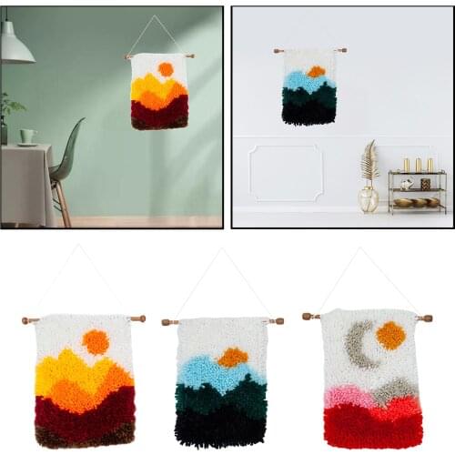 10x9'' Cartoon Latch Hook Tapestry Cushion Mat Making Kits for Beginners