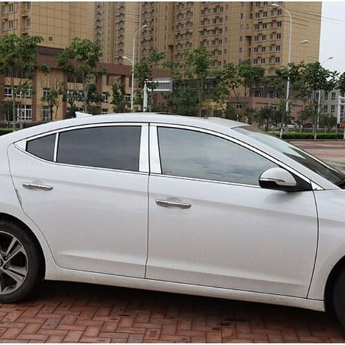 20pcs for hyundai ELANTRA 2017-2020 car window Decorative strip