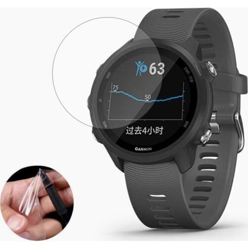 3 x Soft Clear Protective Film Guard For Garmin Forerunner 245/245M Music Forerunner245 Watch Screen Protector Cover(Not Glass)