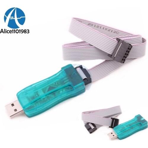 5V USB ASP AVR ISP Programmer Adapter Protection Case ATMEGA128 ATMEGA8 Development Kit For Arduino Support AVR Board