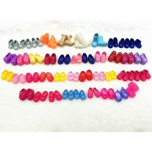 AILAIKI Mixed Styles New Cute Little Shoes For Simba Doll Kelly Dolls Casual Toy Shoes Mini Doll Boots Sandals 1.5-2cm Toy