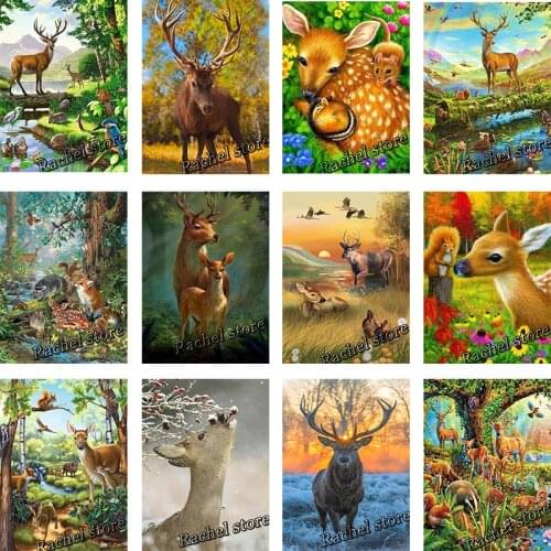 Diamond Embroidery Diy Diamond Painting Cross Stitch Kits Diamond Mosaic Animals Full Square Diamond Embroidery MH21035