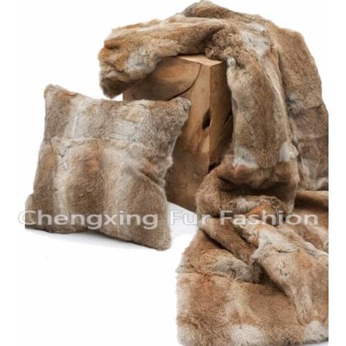 Free Shipping CX-D-05B 40x40cm New Hot Rabbit Fur Sofa Cushion Cover Seat Pillowcases Decorative Pillow Livingroom