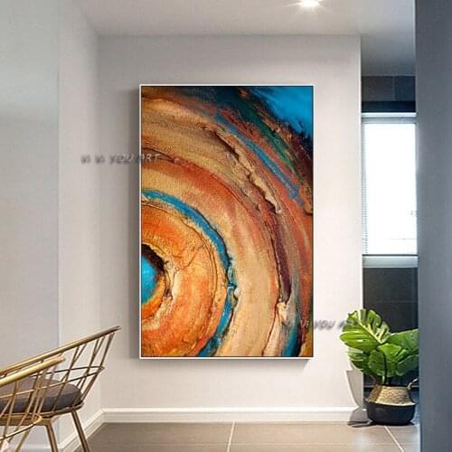 Contemporary Oil Painting Abstract 100% Handmade Colorful Modern Wall Art Minimalist For Living Room Bedroom Decorations