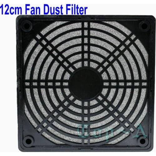 Gdstime 2 Pcs Dustproof 120mm Case Fan Plastic Dust Filter for PC Computer Cooler 12cm 120x120mm