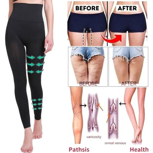 High Waist Leg Shapewear Anti Cellulite Compression Leggings Body Shaper Thigh Slimmer Slimming Tummy Control Fitness Panties