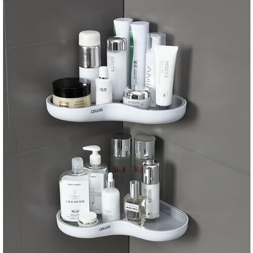 Wall Hanging Bathroom Toilet Heart Shaped Shelves Bathroom Accessories Storage Suitable For Kitchen Organizers Corner Storage