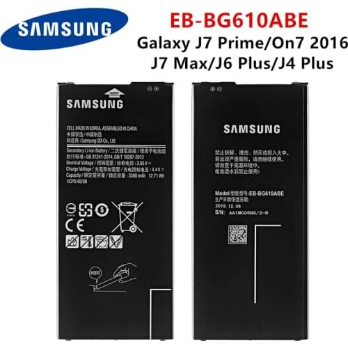 SAMSUNG Orginal EB-BG610ABE 3300mAh Battery For Samsung Galaxy J6 Plus J6+ SM-J610F / J4+ J4PLUS 2018 SM-J415 / J4 Core J410