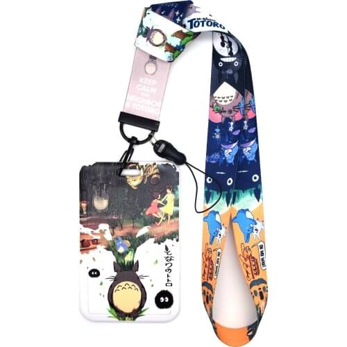 Employee Lanyard Name Card Holder Student Hanging Neck Mobile Phone Lanyard Badge Subway Access Card Holder