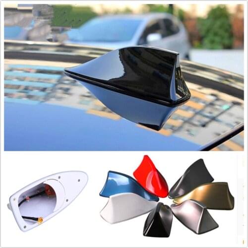 Car styling Shark Fin Antenna Auto Radio Signal Aerial Roof Antennas for ford Expedition EcoSport Kuga F-Series Escape