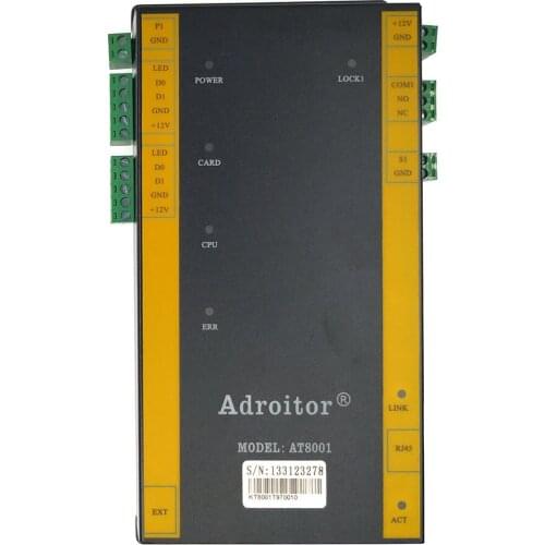 TCP/IP Single /one Door access control metal shell Anti smashing Antistatic and antioxidant support access/attendance /web/App